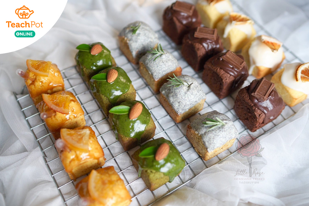 คอร์สเรียนเค้กปอนด์ไซส์จิ๋ว Mini Pound Cake