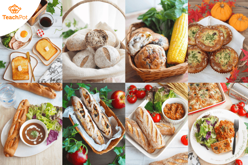 คลาสเรียนทำขนมปังแบบเมนูมื้อสาย เมนู brunch เมนูขนมปังสำหรับคนไม่มีพื้นฐาน