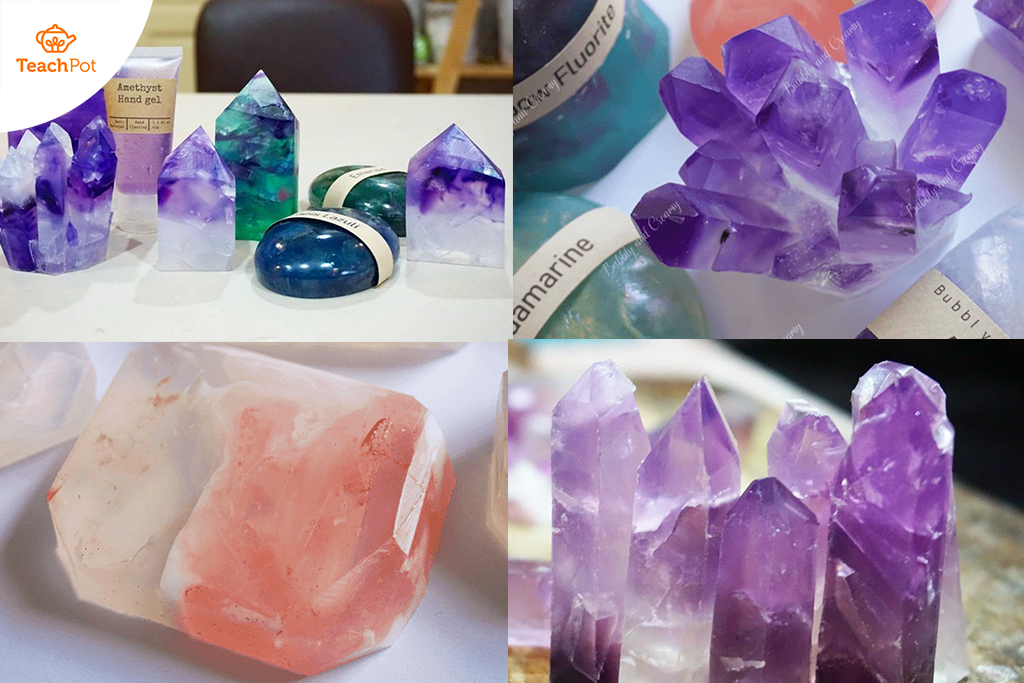 Workshop สอนทำ สบู่คริสตัล Crystal Soap 101 - ทำสบู่คริสตัล เรียนพื้นฐานการทำสบู่แบบหลอมเท