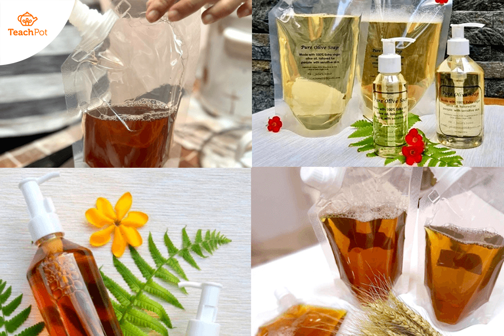 สอนทำสบู่เหลว Liquid soap - ทำสบู่เหลว เรียนทำสบู่เหลว สูตรสบู่เหลว วิธีทำสบู่เหลว